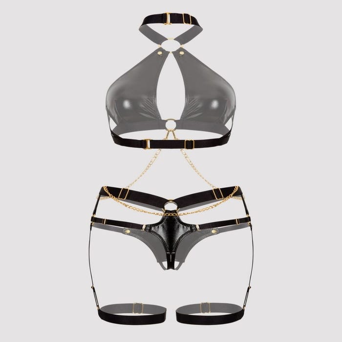 Ensemble soutien-gorge chaînes Fierce Caged Desire