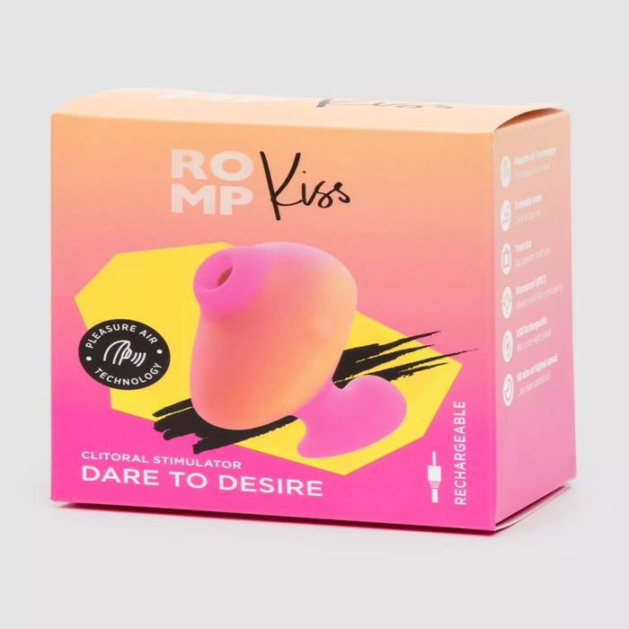 Doigt vibrant à succion ROMP Kiss​