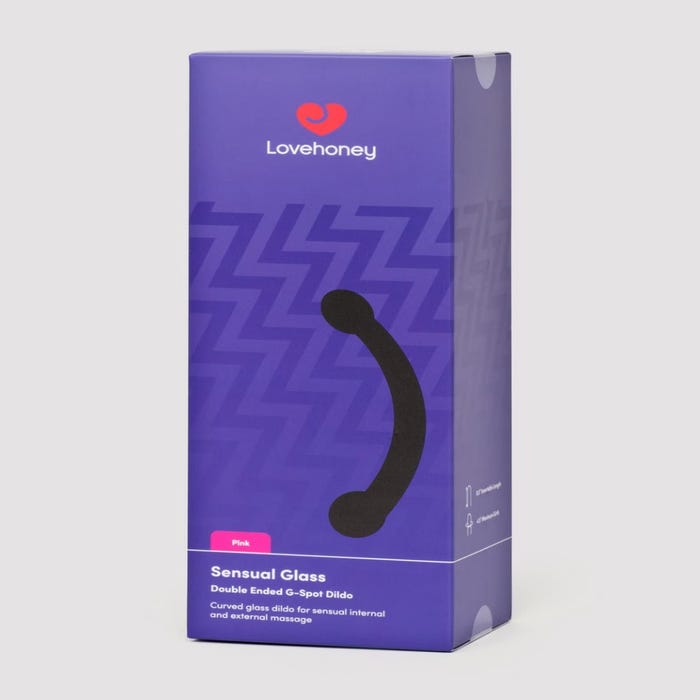 Lovehoney Dildo en verre Sensual Glass à double extrémité pour point G