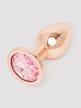 Plug anal bijou Secret Shine rose gold small 55 g