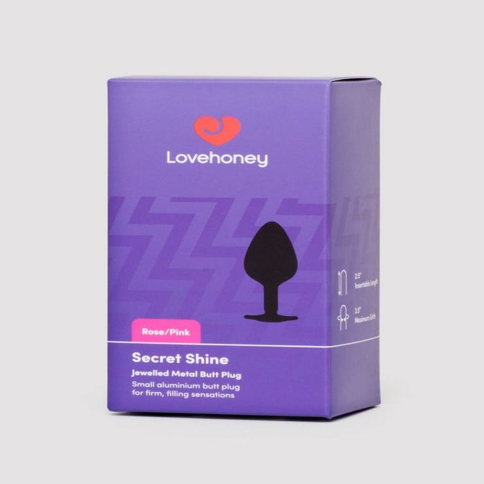 Plug anal bijou Secret Shine rose gold small 55 g