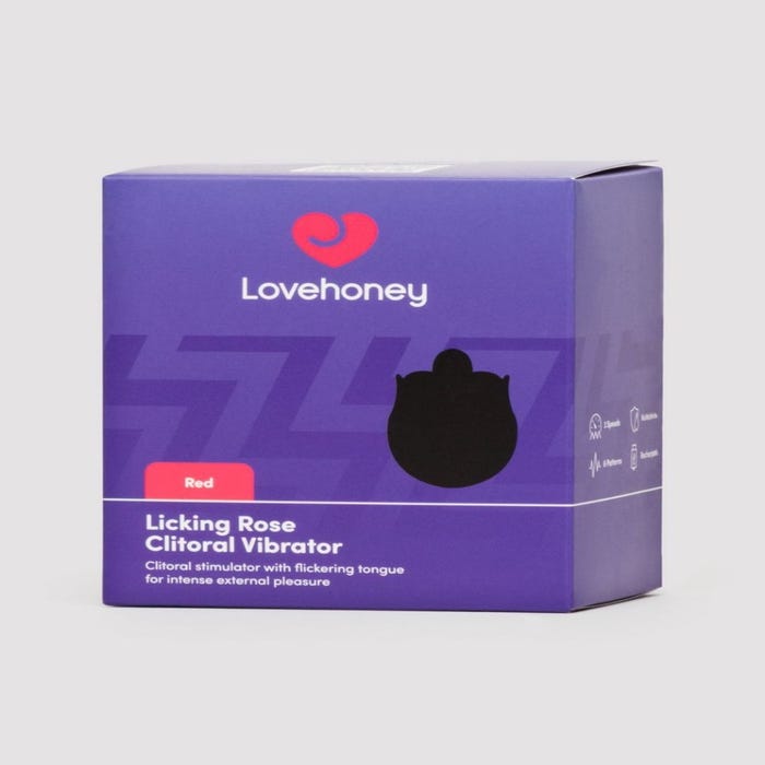 Stimulateur clitoridien Licking Rose