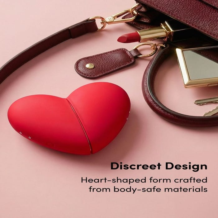 Stimulateur clitoridien 2-en-1 Heart Duo