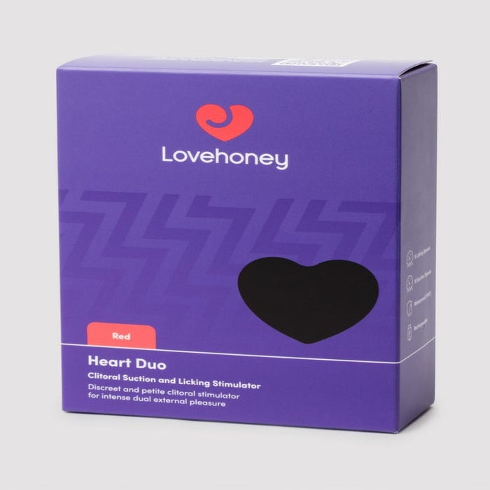 Stimulateur clitoridien 2-en-1 Heart Duo