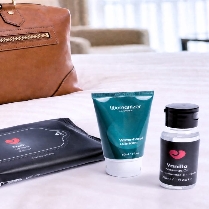 Kit découverte voyage Jet Set Luxe Lovehoney x Womanizer