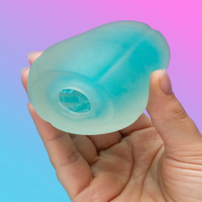 Lovehoney Masturbateur texturé autolubrifiant bleu