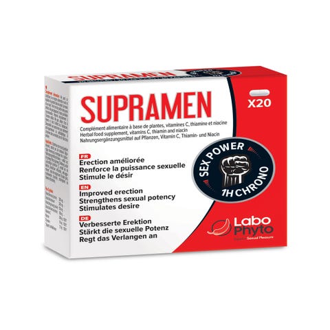 Aphrodisiaque Supramen 20 Gélules