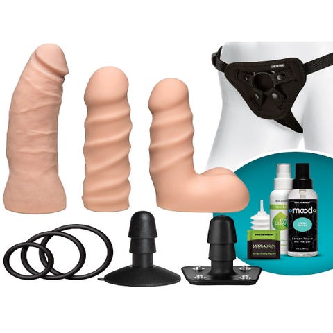 Coffret Gode Ceinture Vac-U-Lock Dual Density Starter Pack