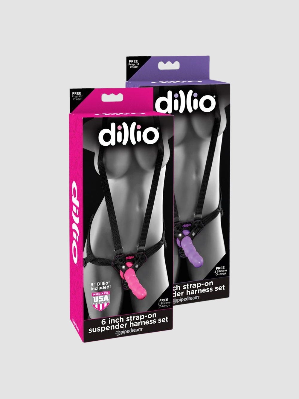 Gode Ceinture Strap-On Suspender 15,2 cm Dillio