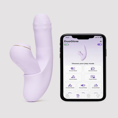 Vibromasseur rabbit connecté DuoGlow