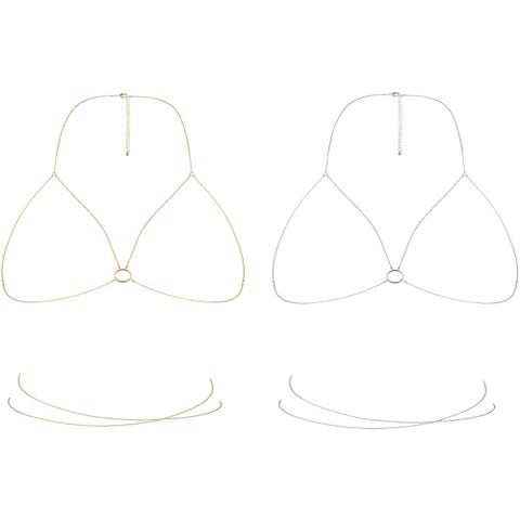 Soutien-Gorge en Chaînettes Métalliques Magnifique