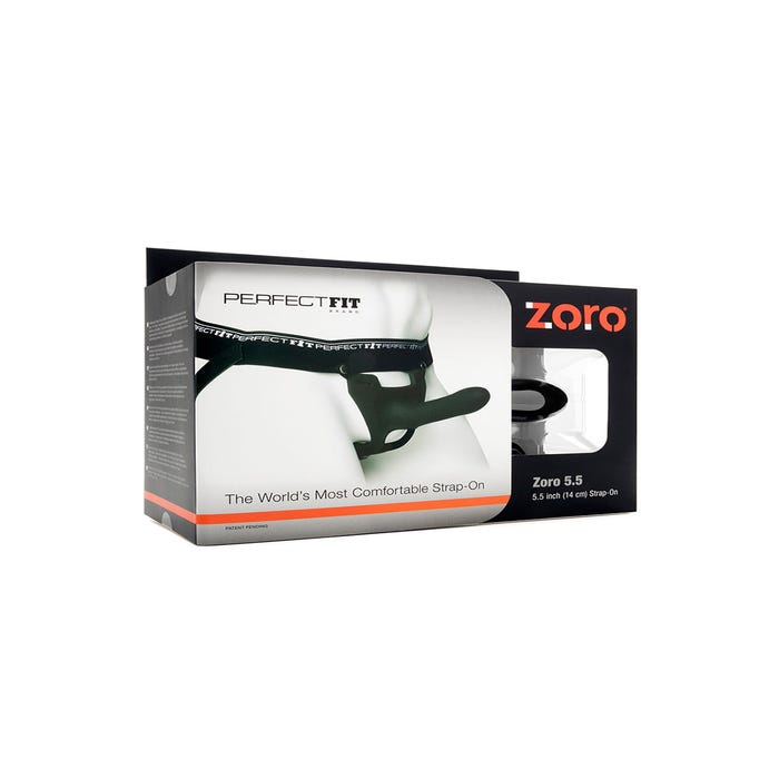 Gode Ceinture Zoro Noir 14 cm
