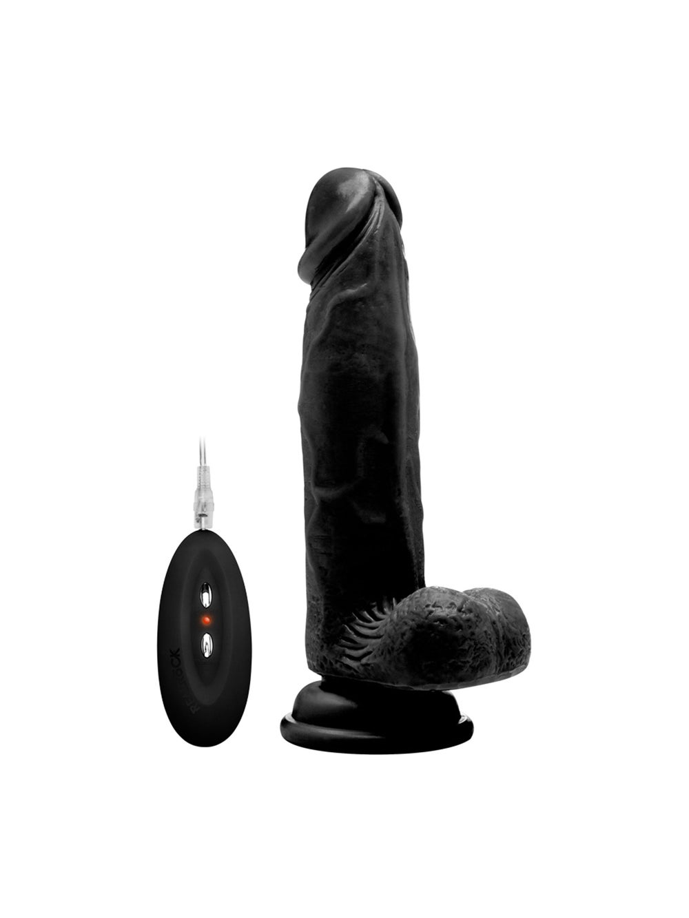 Vibromasseur avec Testicules Réaliste Télécommandé 20,3 cm 2