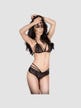 Ensemble 2 Pièces Peafowl Lace Noir CR3786