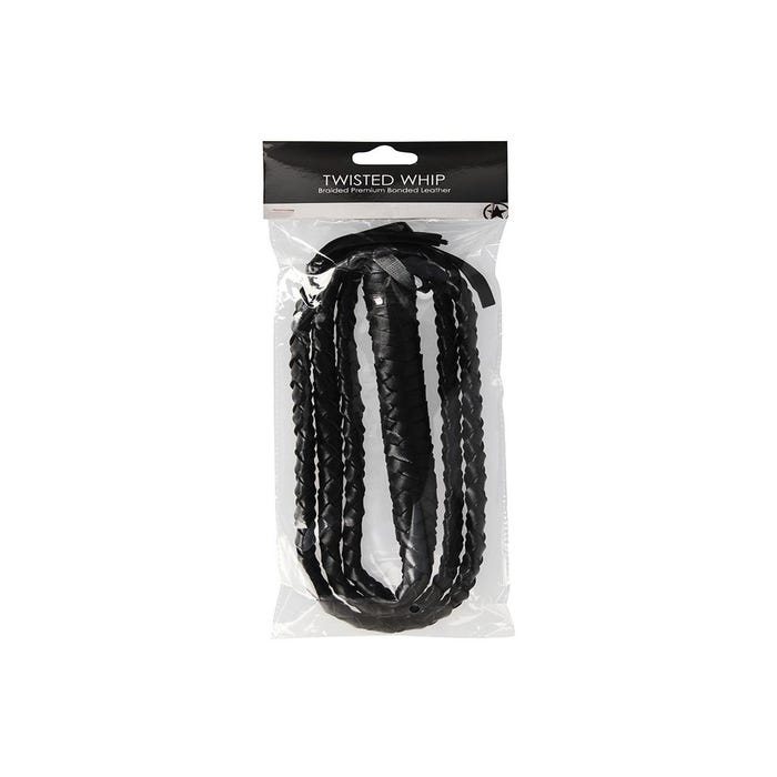 Martinet en Cuir Tressé Twisted Whip