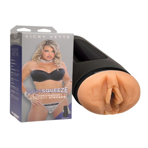 Masturbateur Main Squeeze Vicky Vette Vagin