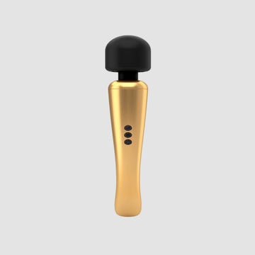 Stimulateur Mega Wand Black & Gold Edition