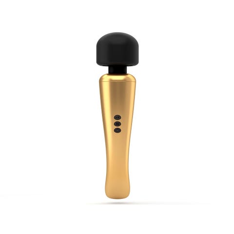 Stimulateur Mega Wand Black & Gold Edition