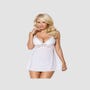 Nuisette Babydoll 810-BAB Blanche