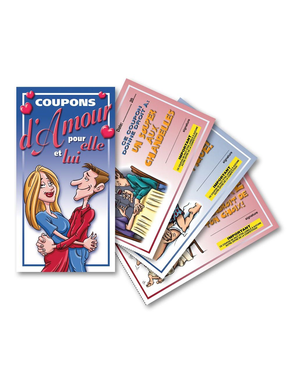 Coupons d'Amour pour Elle & Lui main product photo