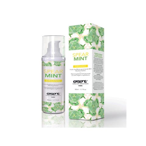 Huile de Massage Chauffante Gourmande BIO Menthe Verte