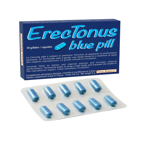 Aphrodisiaque ErecTonus blue pill 10 Gélules
