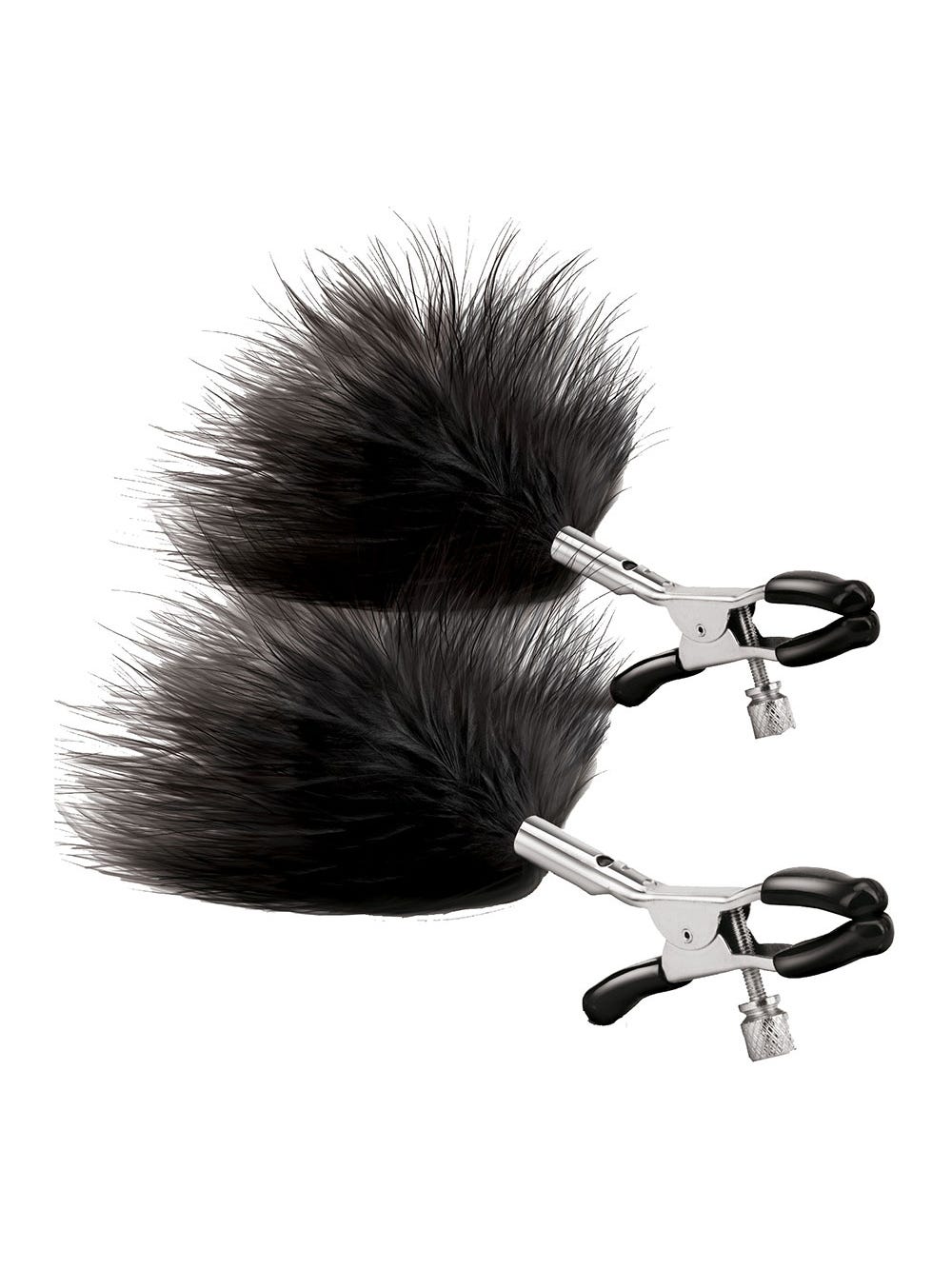 Pinces à Tétons Ajustables à Plumes main product photo