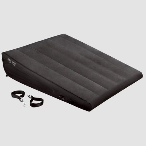 Coussin Lombaire Sexuel Gonflable + Lubrifiant 25 Ml – Coussin D’Amour Pour Couples, Positions Confortables Point G