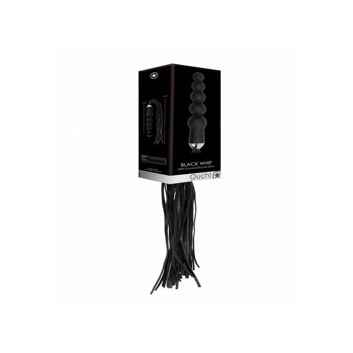 Dildo, Plug & Fouet Black Whip Courbé