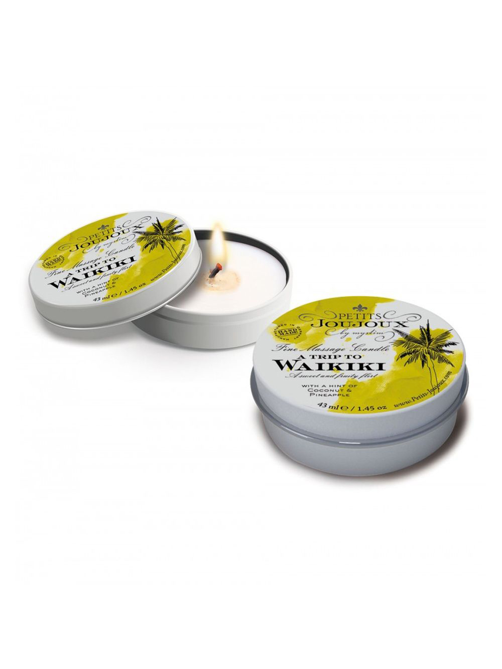Bougie de Massage Mini A Trip to Waikiki Noix de Coco & Ananas main product photo