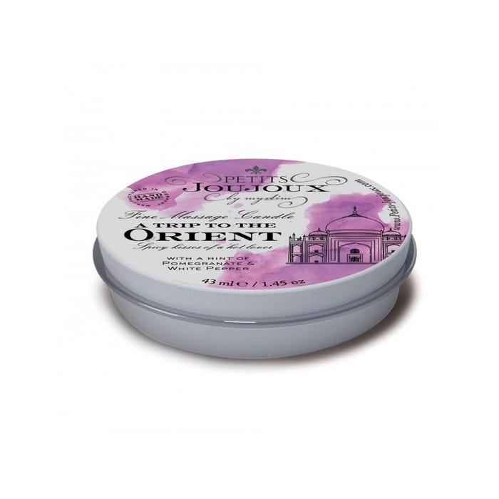 Bougie de Massage Mini A Trip to The Orient Grenade & Poivre Blanc
