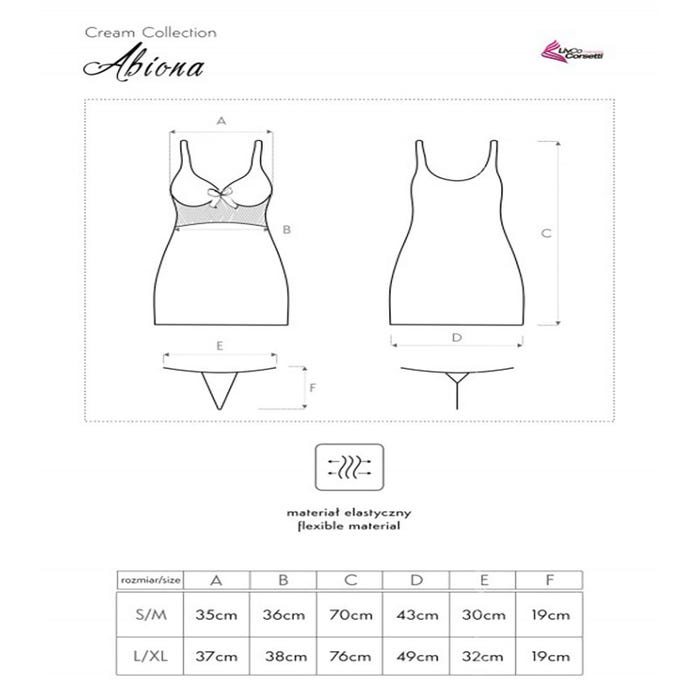 Nuisette Abiona Cream Collection S/M