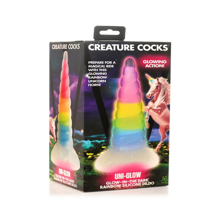 Dildo phospho Rainbow Uni-Glow