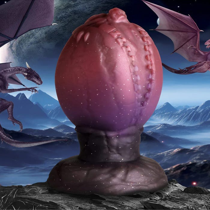 Plug anal XXL Dragon Hatch 8 cm