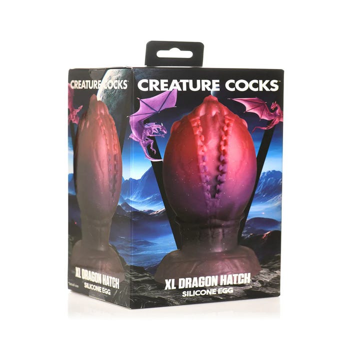 Plug anal XXL Dragon Hatch 8 cm
