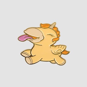 Pin's licorne jaune Unipin Bean Blossom