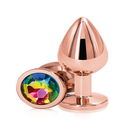 Plug anal bijou coeur Rear Assets rose gold medium