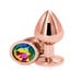 Plug anal bijou coeur Rear Assets rose gold medium