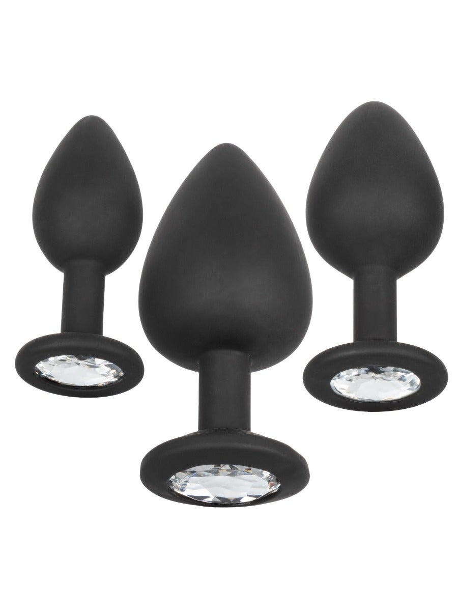 Kit plug anal Silicone Gem 3 pièces 2