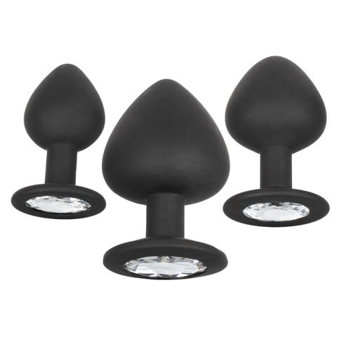 Kit Plugs Anal Silicone Gem Anal Kit