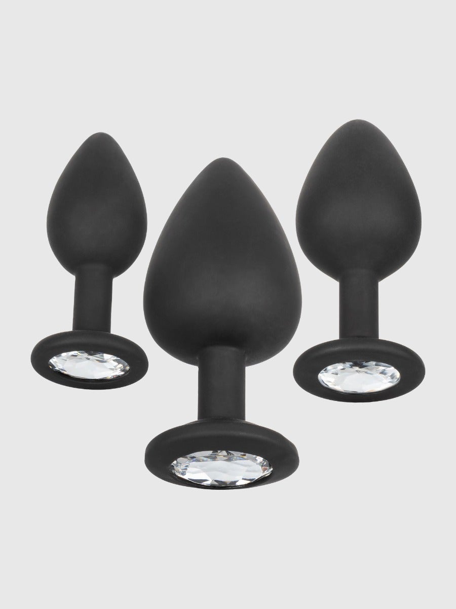 Kit plug anal Silicone Gem 3 pièces 2