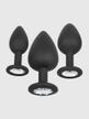 Kit plug anal Silicone Gem 3 pièces