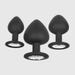 Kit plug anal Silicone Gem 3 pièces