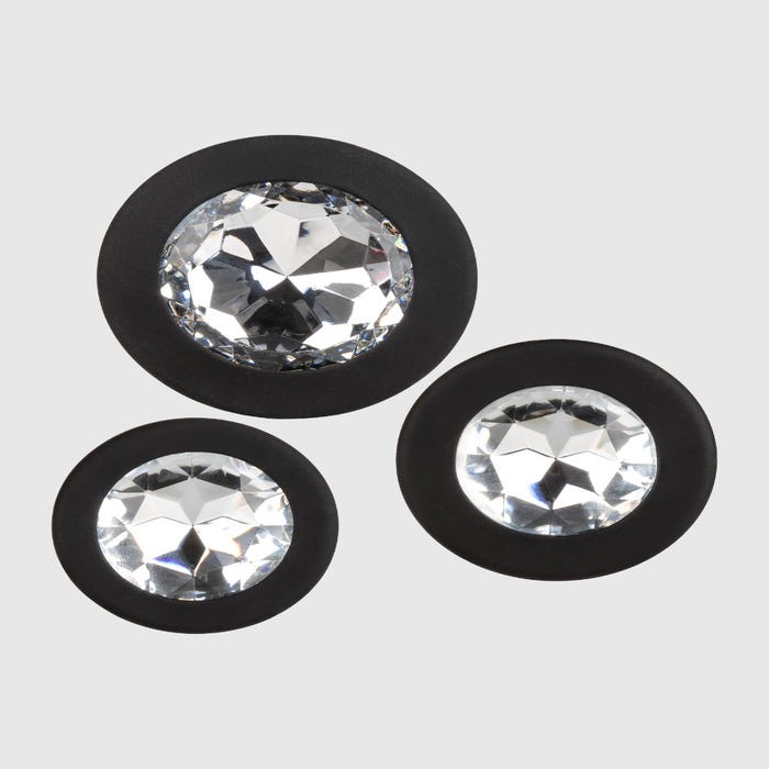 Kit plug anal Silicone Gem 3 pièces