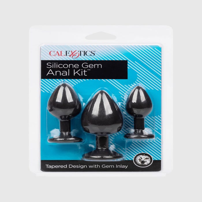 Kit plug anal Silicone Gem 3 pièces
