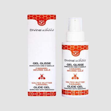 Gel glisse caramel beurre salé bio 100 ml