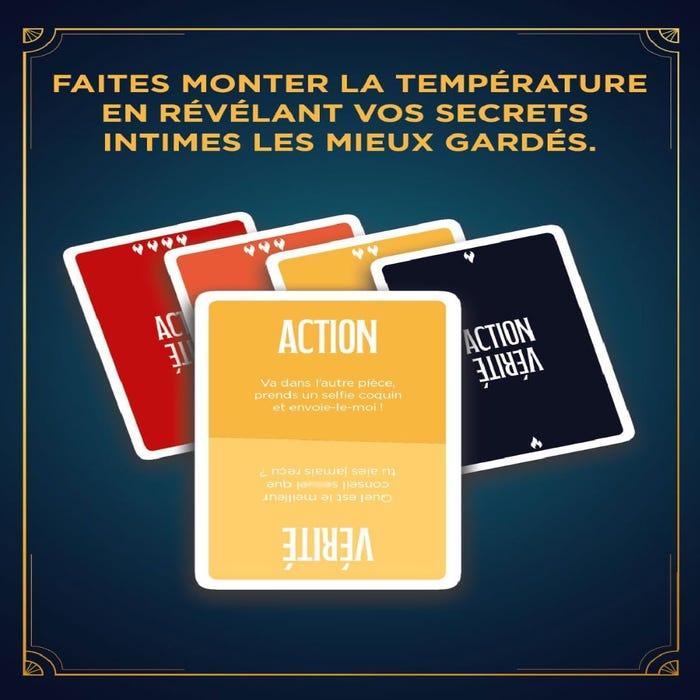 Jeu coquin pour couple Carta Sutra Action ou Vérité
