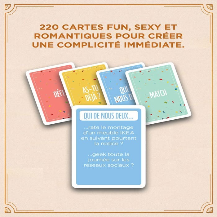 Jeu pour couple Carta Sutra Premier Date