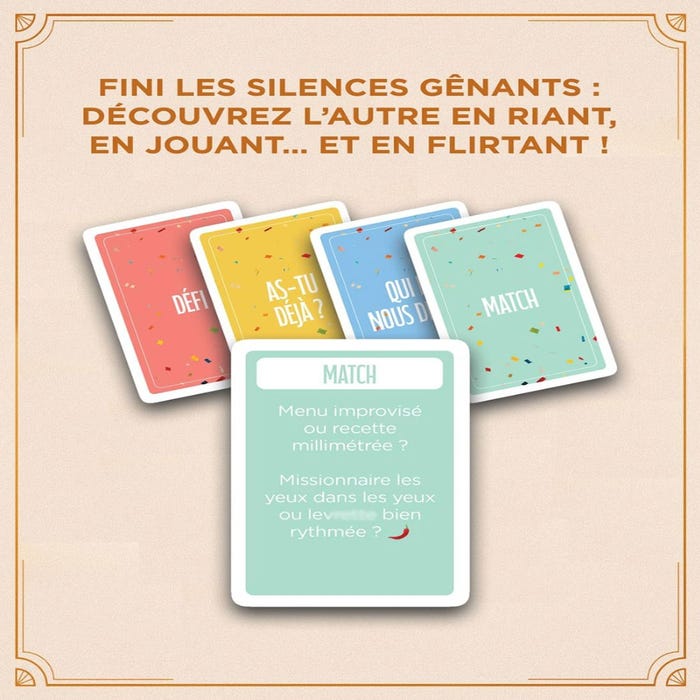 Jeu pour couple Carta Sutra Premier Date