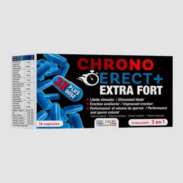 Stimulant sexuel Chronoerect+ Extra fort 16 gélules